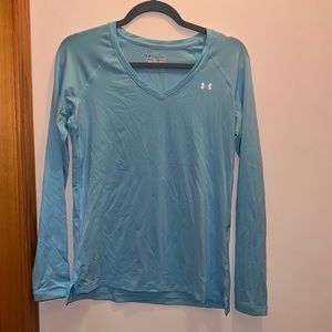 Under Armour Heat Gear Womens Fitted Long Sleeve size Small